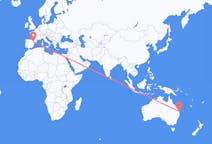 Flyrejser fra Sunshine Coast Region, Australien til Zaragoza, Spanien
