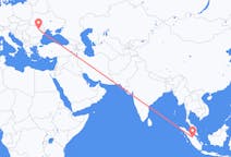 Flights from Pekanbaru, Indonesia to Bacău, Romania