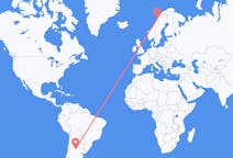 Flyg från Córdoba, Argentina till Bodø, Norge