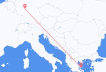 ギリシャのから スキアトス島、ドイツのへ フランクフルトフライト