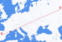 Flyg från Kazan, Ryssland till Madrid, Spanien