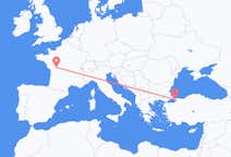 Loty z Poitiers, Francja z Stambuł, Turcja