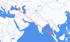 Flights from Banda Aceh to Kars