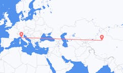Flights from Korla, China to Pisa, Italy