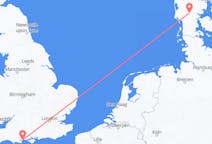 Flyreiser fra Billund, Danmark til Bournemouth, England