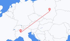 Flyrejser fra Milano, Italien til Radom, Polen