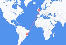 Flyrejser fra Rio de Janeiro, Brasilien til Guernsey, Guernsey