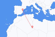 Flights from Djanet, Algeria to Valencia, Spain