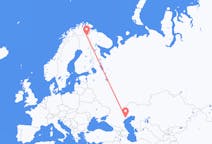 Fly fra Astrakhan til Ivalo