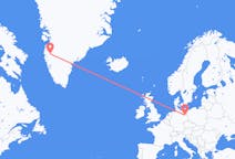 Loty z Berlin, Niemcy do Kangerlussuaq, Grenlandia
