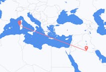Flights from Rafha, Saudi Arabia to Alghero, Italy