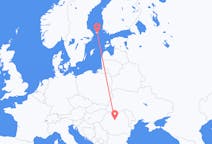 Vluchten van Mariehamn, Åland naar Târgu Mureș, Roemenië