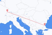 Flights from Basel, Switzerland to Burgas, Bulgaria