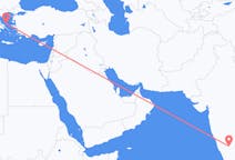 出发地 印度出发地 班加羅爾目的地 希腊斯基罗斯岛的航班