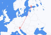 Flights from Tallinn in Estonia to Venice in Italy