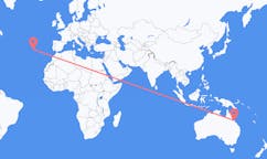Flyg från Proserpine, Australien till Ponta Delgada, Portugal