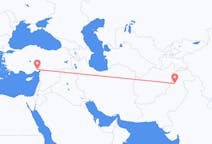 Flyrejser fra Peshawar, Pakistan til Adana, Tyrkiet