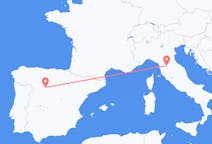 Flyrejser fra Valladolid, Spanien til Firenze, Italien