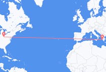 Flights from Columbus, the United States to Zakynthos Island, Greece