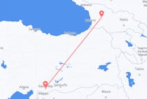 Vluchten van Koetaisi, Georgië naar Gaziantep, Turkije